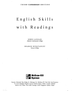 English Skills with Readings