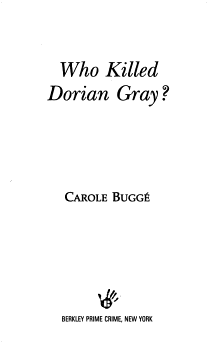 Who Killed Dorian Gray?