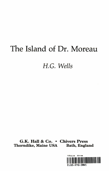 The Island of Doctor Moreau