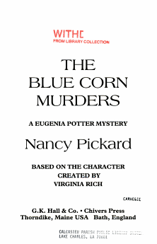 The Blue Corn Murders