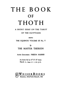 Book of Thoth