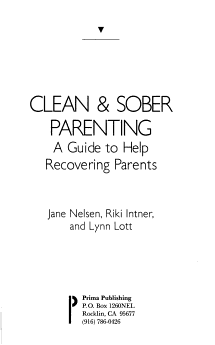 Clean & Sober Parenting